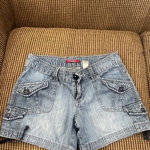 Denim shorts